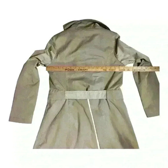 DKNY Donna Karan New York Size S Tan trench BEAUTIFUL coat - Picture 3 of 10